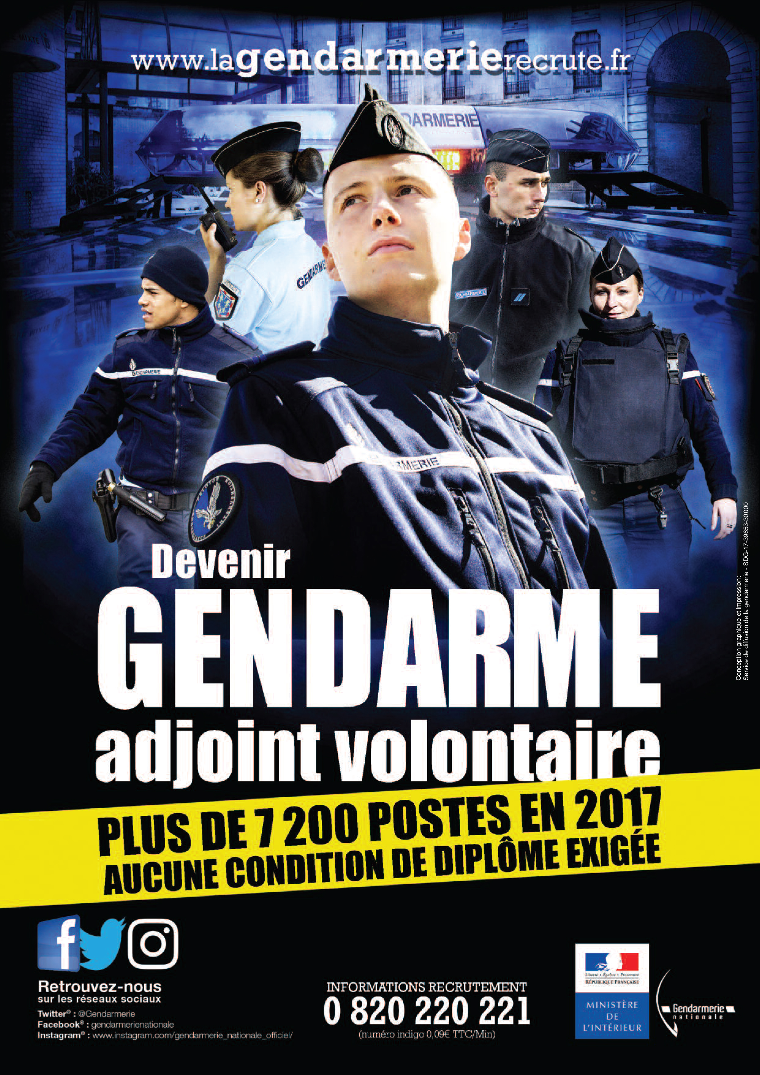 Affiche gendarmerie