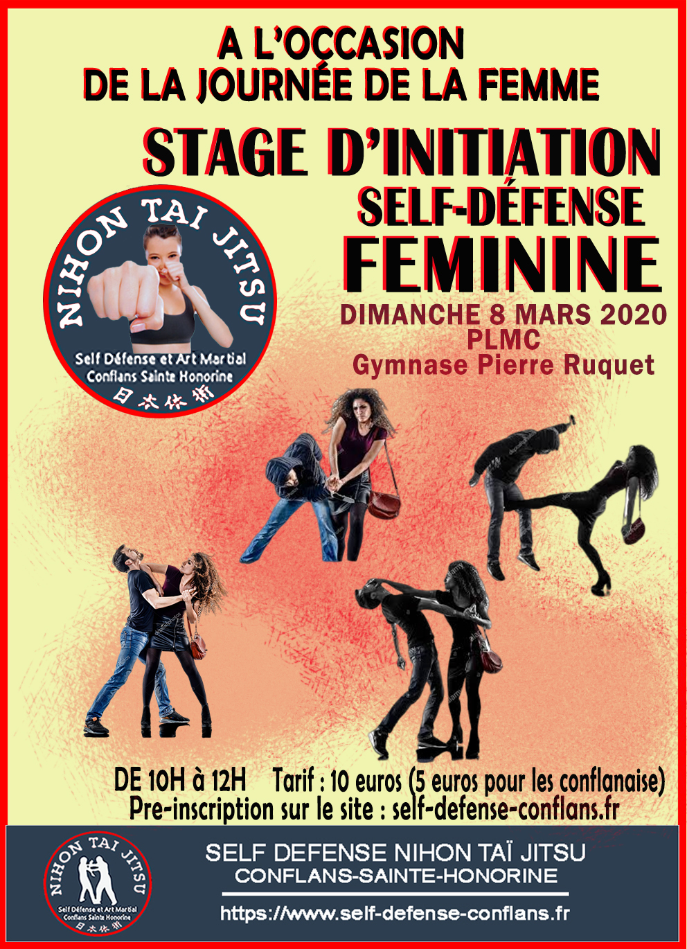 Cours de self-défense féminine - Ville de Paris