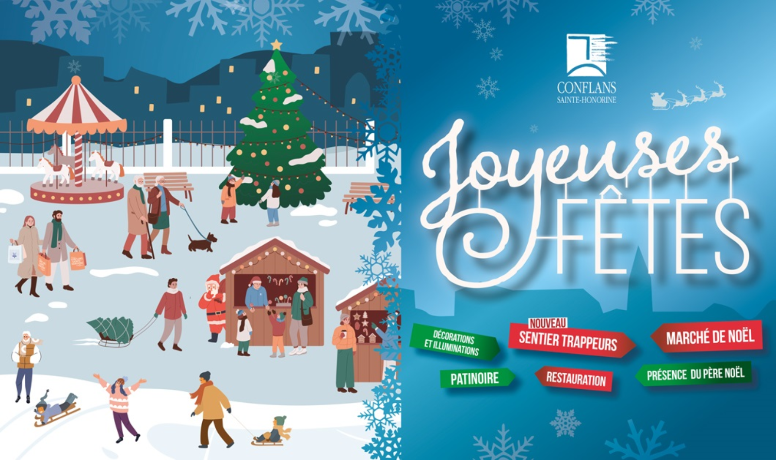 Le programme des festivités de Noël 2023 - Ville de Conflans-Sainte-Honorine