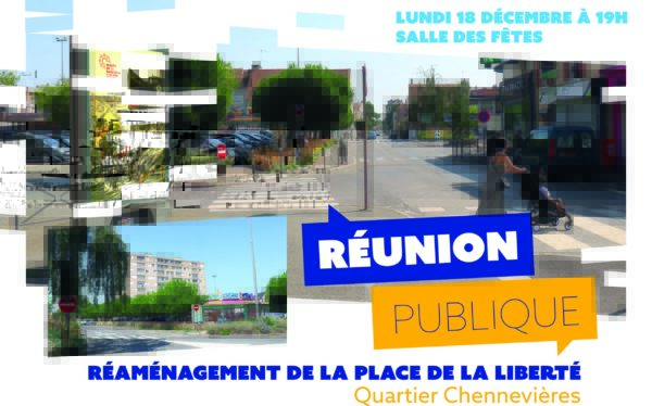 Réunion publique : réaménagement de la place de la Liberté