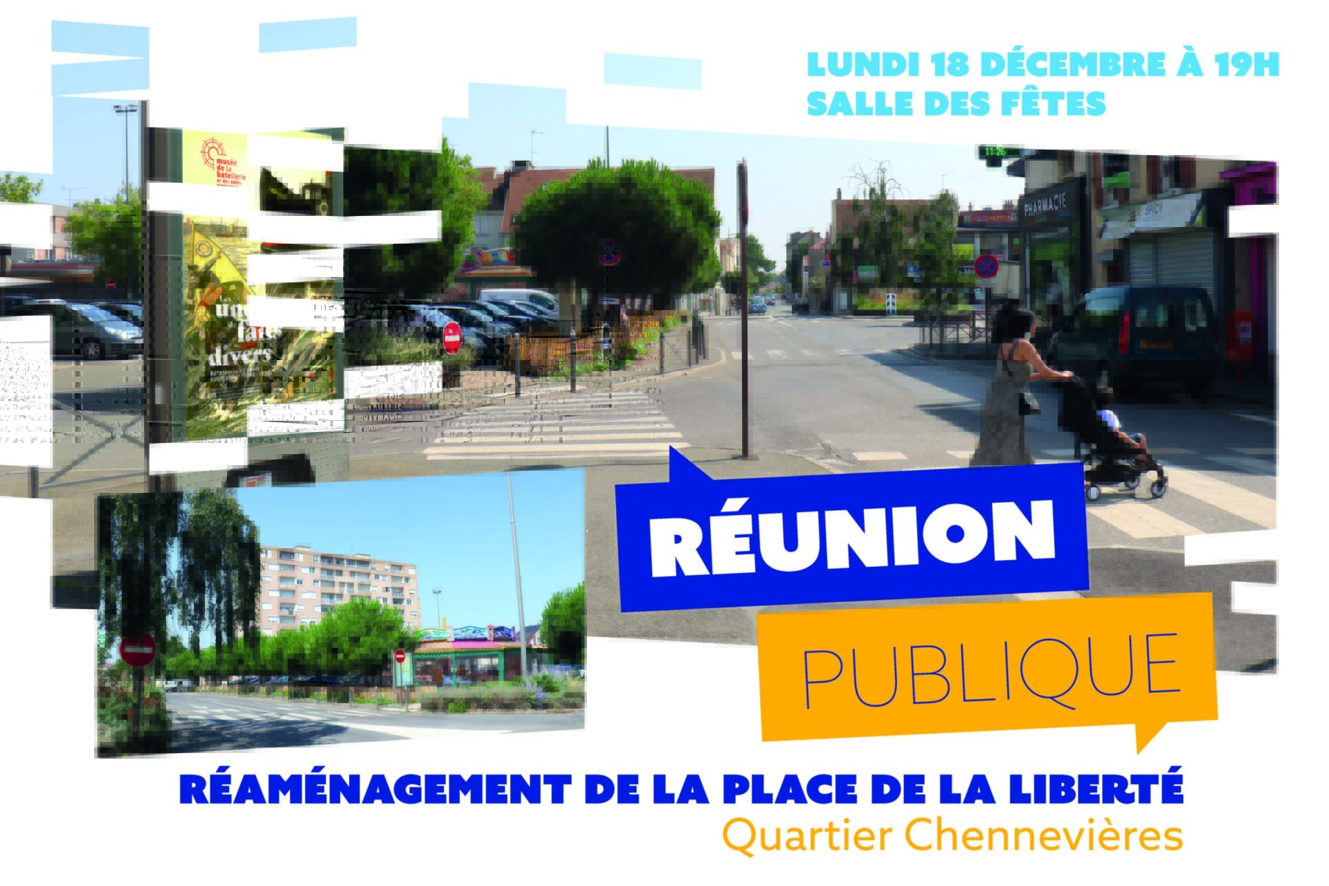 Réunion publique : réaménagement de la place de la Liberté
