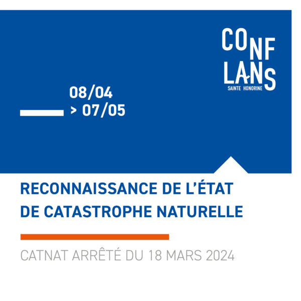 Reconnaissance de l’état de catastrophe naturelle de la commune