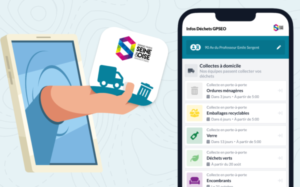 Infos déchets : GPSEO lance son application