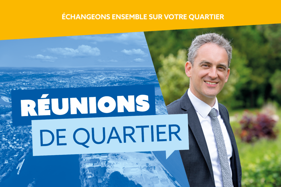 Réunions de quartiers : venez rencontrer le Maire et ses adjoints
