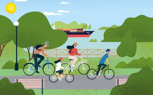 Promenons-nous à vélo