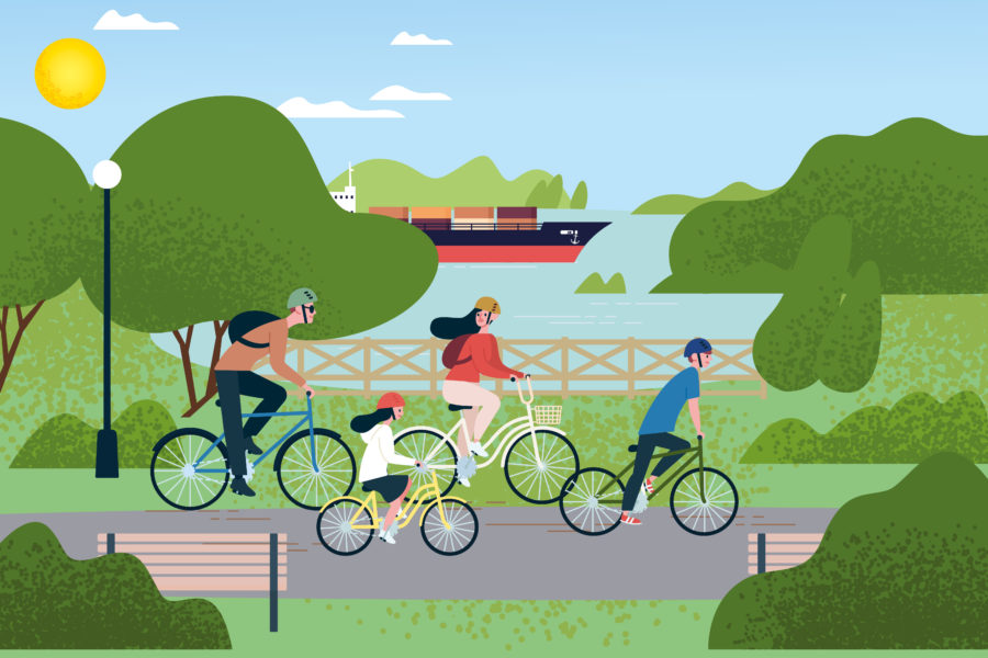 Promenons-nous à vélo