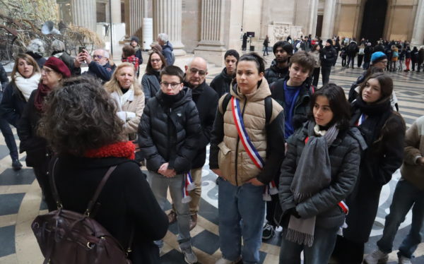 Une visite au Panthéon pour nos jeunes élus