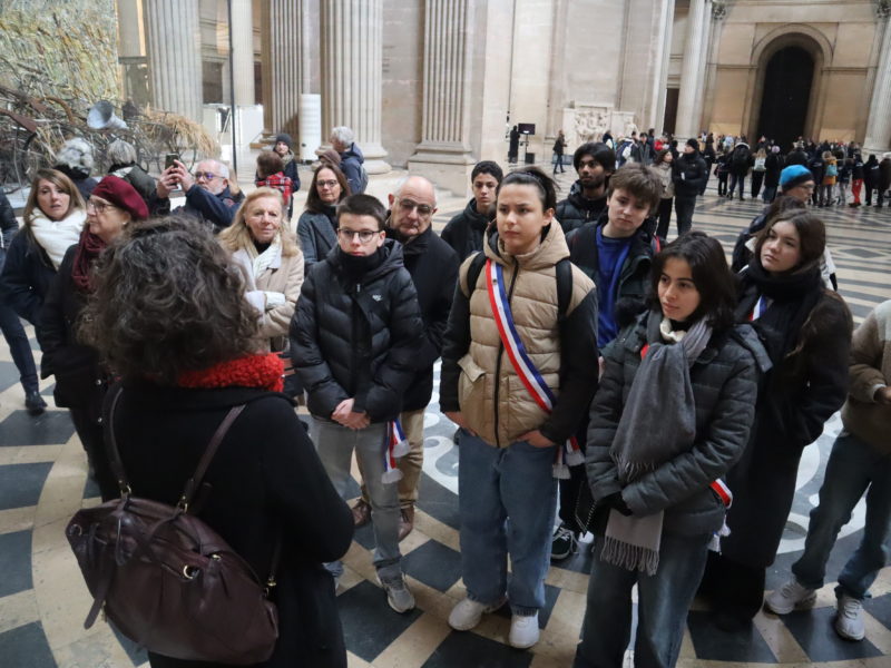 Une visite au Panthéon pour nos jeunes élus