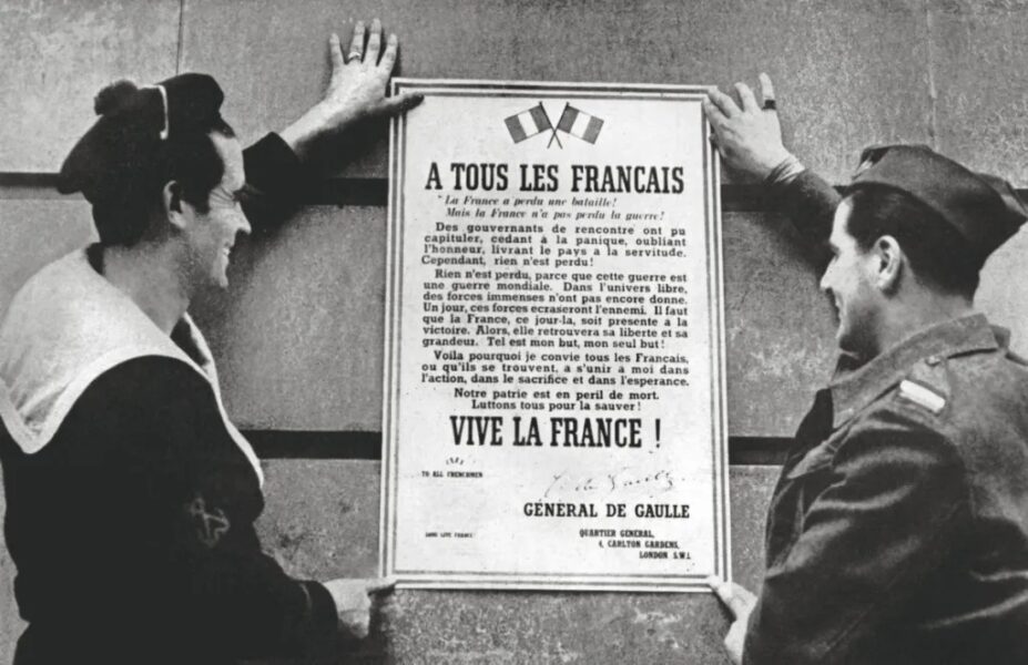 Commémoration de l&rsquo;Appel du 18 juin 1940