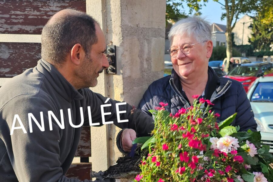 Distribution de fleurs par la Ville – ANNULÉE