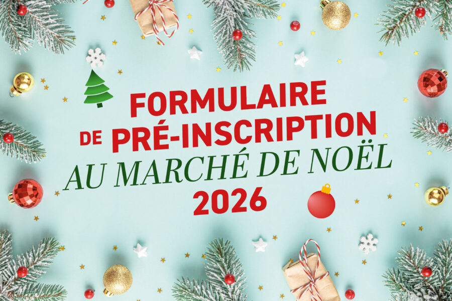 Pré-inscription pour le marché de Noël 2026
