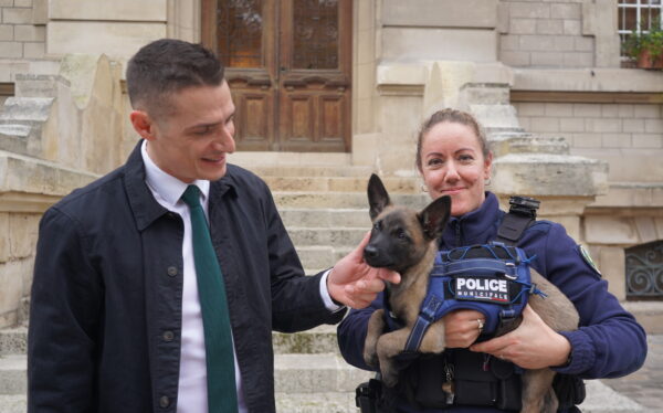 Une nouvelle recrue à quatre pattes pour la Police municipale